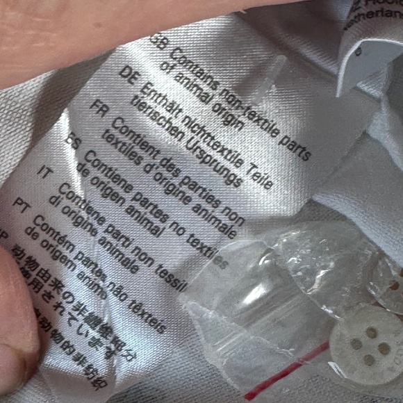 Scotch Soda Amsterdam Blauw White Cotton X Print Button Down Slim Fit Sz XL - Picture 10 of 11